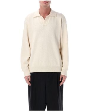 Roberto Collina V-Neck Knitwear - Natural