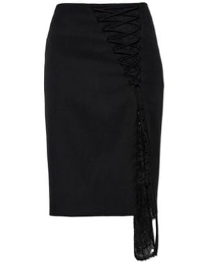 McQueen Midi Skirts - Black