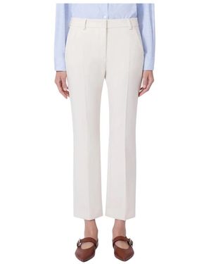 Weekend by Maxmara Cropped Trousers - White