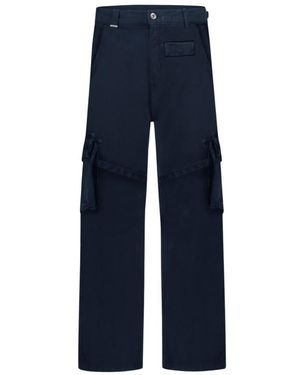 flâneur Wide Trousers - Blu
