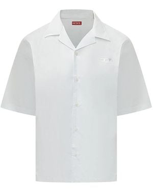 DIESEL Short Sleeve Shirts - White