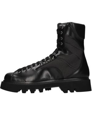 Mugler Lace-Up Boots - Negro