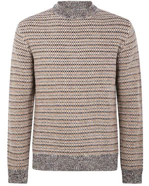 Zanone Round-Neck Knitwear - Gris
