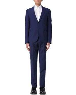 Emporio Armani Single Breasted Suits - Blue