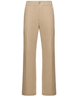 Moncler Broeken ,Bruin ,Katoen Wijde Sportbroek - Naturel