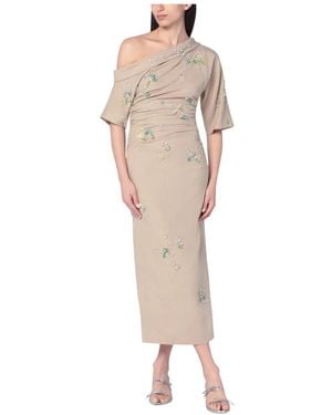 BERNADETTE Midi Dresses - Natural