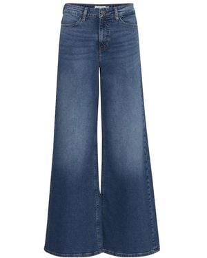 Ichi Jeans bootcut in cotone blu