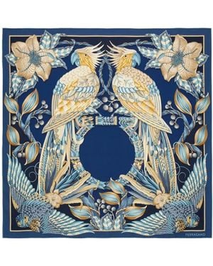 Ferragamo Silk Scarves - Blue