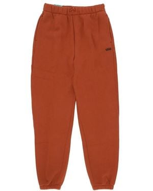 Vans Broeken ,Bruin ,Katoen Comfortabele Fleece Trainingsbroeken Tracksuit Gingerbread - Oranje