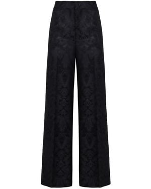 Etro Straight-Leg Trousers - Black