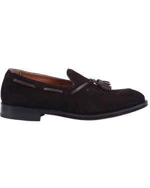 Doucal's Boat Shoes - Black