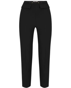 Elisabetta Franchi Cropped Trousers - Black