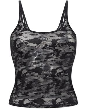DIESEL Spitzentop Kirsten-Utlt - Schwarz