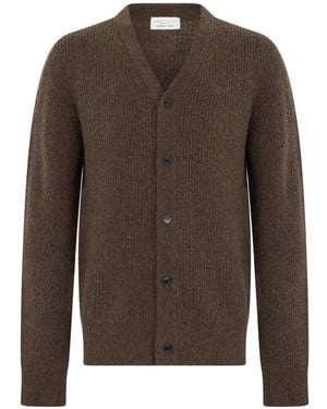 Roberto Collina Strickjacke Aus Wollmischung - Braun