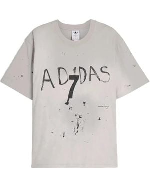 adidas Fitness ,Grijs ,Katoen Sftm 007 Short Sleeve Tee