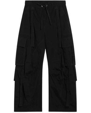 Dolce & Gabbana Wide Trousers - Noir