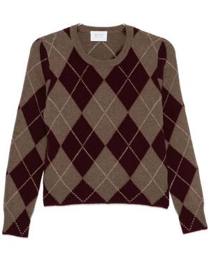 Be You Round-Neck Knitwear - Marron