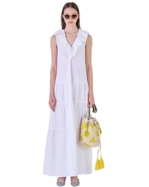Silvian Heach Maxi Dresses - Bianco