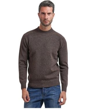 Gran Sasso Round-Neck Knitwear - Marrone