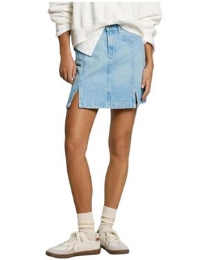 Pepe Jeans Mini Denim Rok - Blauw