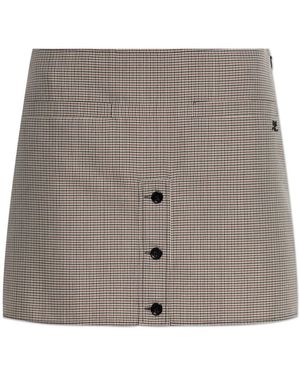 Courreges Short Skirts - Gris