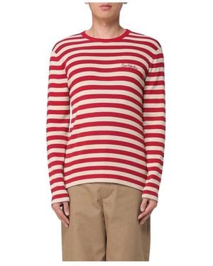 Valentino Round-Neck Knitwear - Red