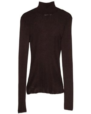 Self-Portrait Turtlenecks - Noir