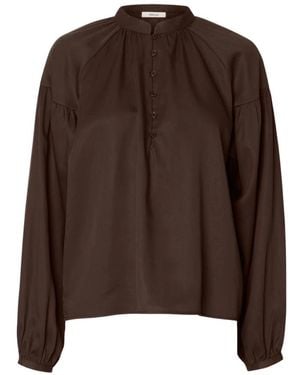 SELECTED Blusen - Braun