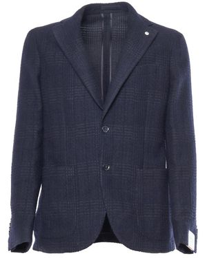 Luigi Bianchi Tailored Blazer - Blauw