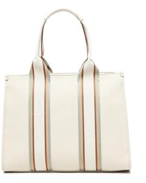ARMANI EXCHANGE Witte Tassen Met Ritssluiting - Naturel