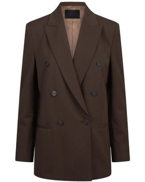 Dondup Regular-Fit Double-Breasted Blazer - Bruin