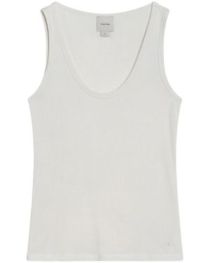 Calvin Klein Sleeveless Tops - White