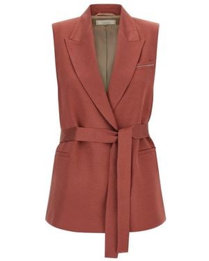 Peserico Blazers - Red