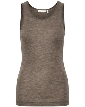 Inwear Sleeveless Tops - Brown