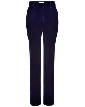 Nina Ricci Straight Trousers - Blue