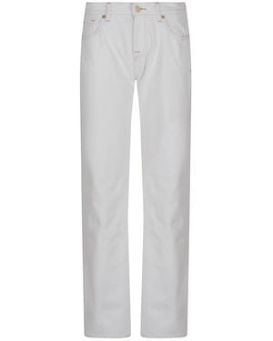 7 For All Mankind Straight Jeans - Grey