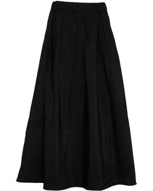 Apuntob Midi Skirts - Negro