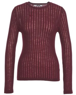 Grifoni Round-Neck Knitwear - Purple