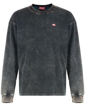 DIESEL Long Sleeve Tops - Gray