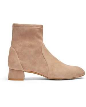 Stuart Weitzman Skulpturale sockenstiefelette,grace sock bootie - Natur