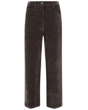 Low Classic Straight Trousers - Marrón