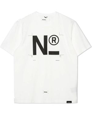 NEMEN Zeitloses technisches t-shirt - Weiß
