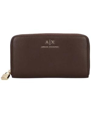ARMANI EXCHANGE Wallets & Cardholders - Brown