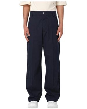 Bottega Veneta Wide Trousers - Blauw