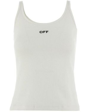 Off-White c/o Virgil Abloh Sleeveless Tops - White