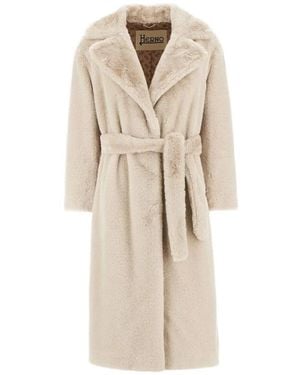 Herno Belted Coats - Neutre