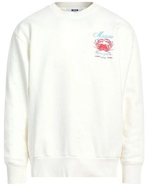 MSGM Sweatshirts - Blanc