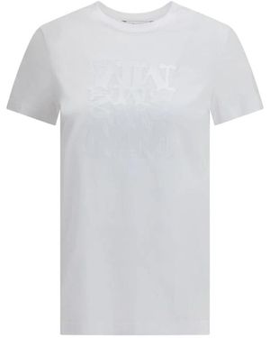 Max Mara Geborduurd Monogram T-Shirt - Wit