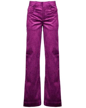Christopher Esber Ava Sateen Corduroy Jean - Paars