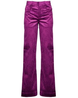 Christopher Esber Straight Trousers - Purple